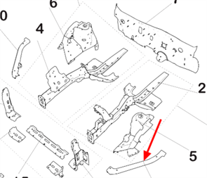 {{photo.Alt || photo.Description || 'Панель передняя левая (рамка радиатора) Changan Alsvin'}}